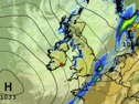 The current weather outlook over Western Europe