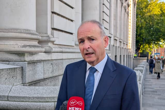 Taoiseach Micheál Martin welcomed the agreement of the formal negotiation process (Cillian Sherlock/PA)