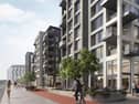 A visualisation of the proposed development