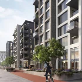 A visualisation of the proposed development