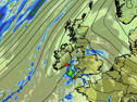 The current weather outlook over Western Europe