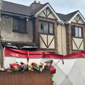 Damage to the house in Birchwood as a result of last week’s arson attack