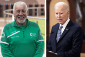 Michael O’Shea and former US President Joe Biden