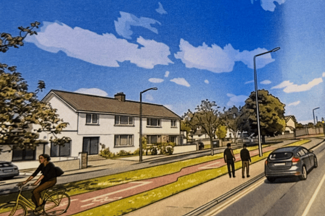 A visualisation of the proposed development