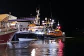 The RNLI lifeboat which was deployed to assist the trawler