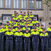 The new gardaí are welcomed at Waterford Garda Station