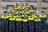 The new gardaí are welcomed at Waterford Garda Station