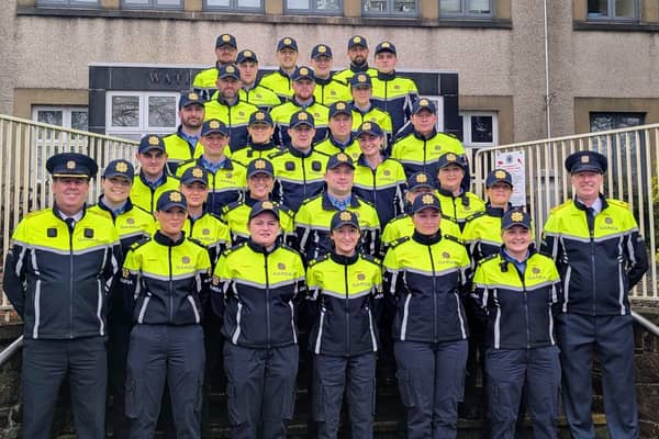 The new gardaí are welcomed at Waterford Garda Station