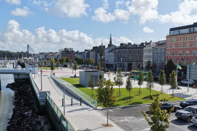 The South Quays Plaza in Waterford city