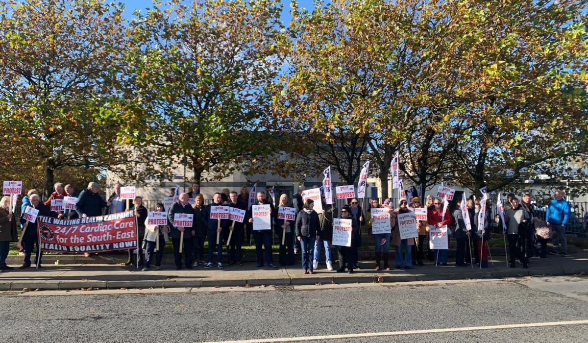 'We need action' Crowds protest outside Waterford hospital over