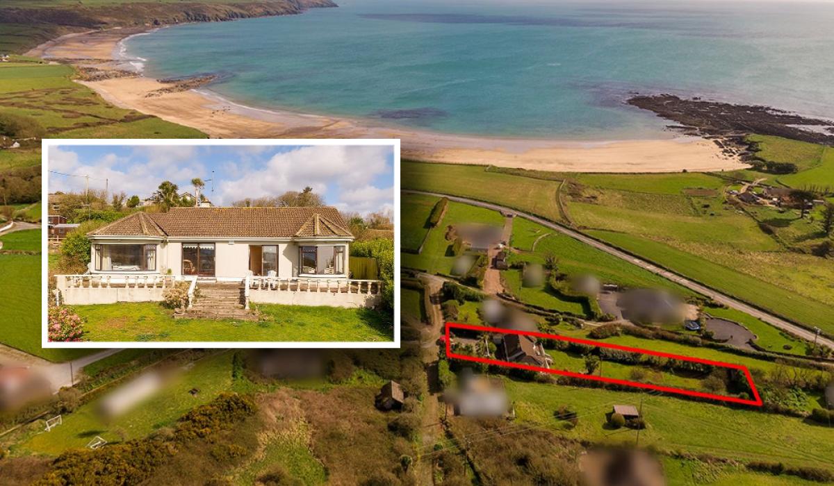 Waterford beach bungalow with stunning sea views on sale for €350k