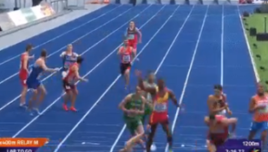 WATCH: Waterford's Thomas Barr pulled off heroics in Ireland's 4x400m relay heat 