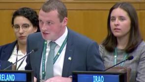 Waterford man gives powerful speech at United Nations General Assembly in New York 