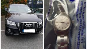 Audi and Rolex watches seized during South East CAB operation 