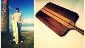 Waterford based wood crafters create incredible Irish Ash skateboard for Christmas 