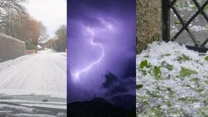 Snow, hail and thunder in Met Eireann weather forecast for today and tonight