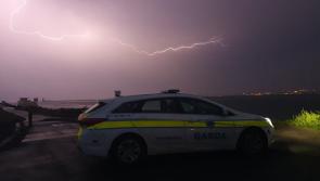 Gardaí on patrol capture stunning photograph of thunderstorm 
