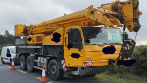 TALL TALE: Gardaí stop unaccompanied learner driving a crane on Irish road 