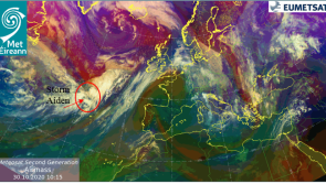 STORM AIDEN declared as Met Éireann upgrades Waterford weather warning to Status Orange