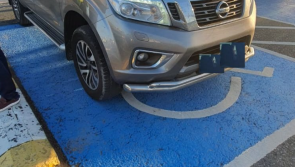 "Consider others" - Penalty points for driver parked in Waterford disabled bay