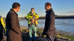 Minister of State for the OPW discusses flood mitigation during Waterford visit