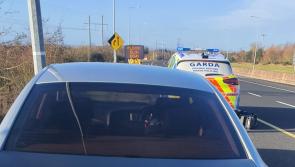 Motorist on the M9 arrested after being caught speeding during Storm Barra