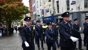 GALLERY: People march in re-enactment parade to mark centenary of Gardaí in Waterford