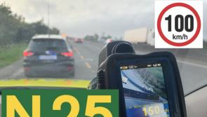 Driver in Waterford caught travelling well above speed limit 