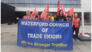 Local water service workers in Waterford  take strike action 