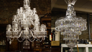 Waterford Crystal chandeliers worth tens of thousands of euro to be auctioned next week