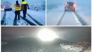 Waterford driver who got stuck on snowy mountain road thanks locals for her rescue