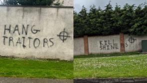 Gardaí in Waterford city investigate 'sinister' graffiti targeting Sinn Féin with threats to 'hang traitors'