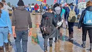 WATCH: Attendees at The Ploughing slip and slide their way through the muck in Tullamore