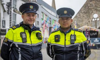 WATCH: Gardai roll out Body Worn Cameras in Waterford as part of 'Proof of Concept' pilot