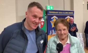 WATCH: Waterford hurler Jake Dillon collects  &euro;20,000 in the Tipperary GAA Clubs draw 