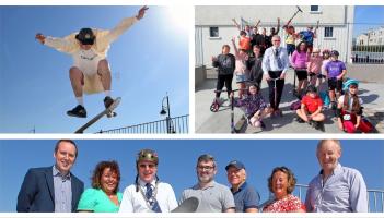 PICTURES: Tramore’s newest skateboarding amenity bowls over boarders