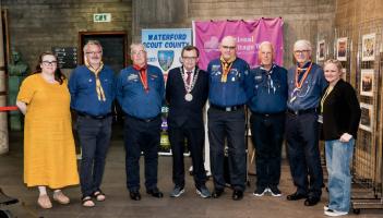 Two decades of Waterford's scouting past preserved with huge donation of historic log books