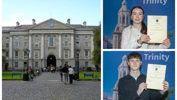 Four Waterford students honoured with prestigious Trinity College entrance awards