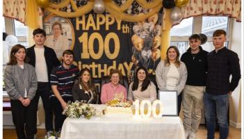 Centenary celebrations as Waterford woman marks 100th birthday with family and friends