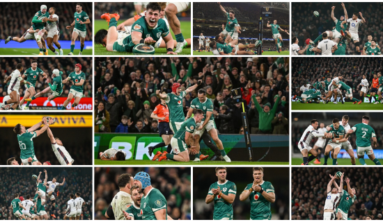 PICTURES: Celebrations at the Aviva Stadium as Ireland beat England in Six Nations opener
