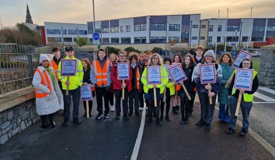 The&nbsp;Active Travel Stride to School initiative&nbsp;encourages students at Ardscoil na Mara&nbsp;in Tramore to walk or cycle to school, reducing reliance on cars