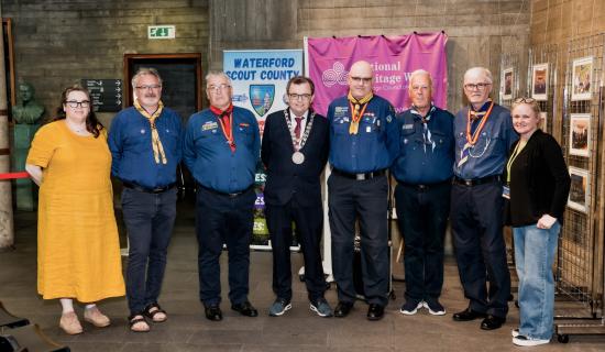 Two decades of Waterford's scouting past preserved with huge donation of historic log books