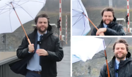 Waterford councillor calls for shuttle bus as umbrella breaks walking across bridge