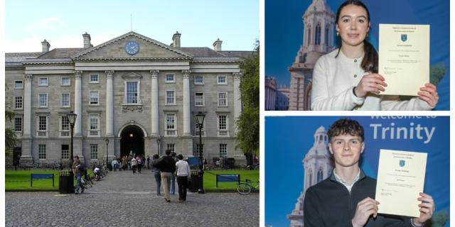 Four Waterford students honoured with prestigious Trinity College entrance awards