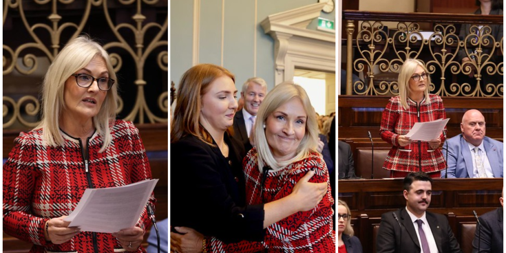 PICTURES: History made as Verona Murphy is elected as first-ever female Ceann Comhairle