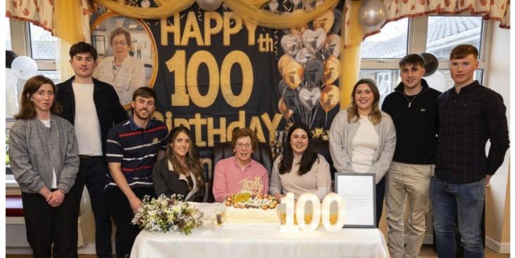 Centenary celebrations as Waterford woman marks 100th birthday with family and friends