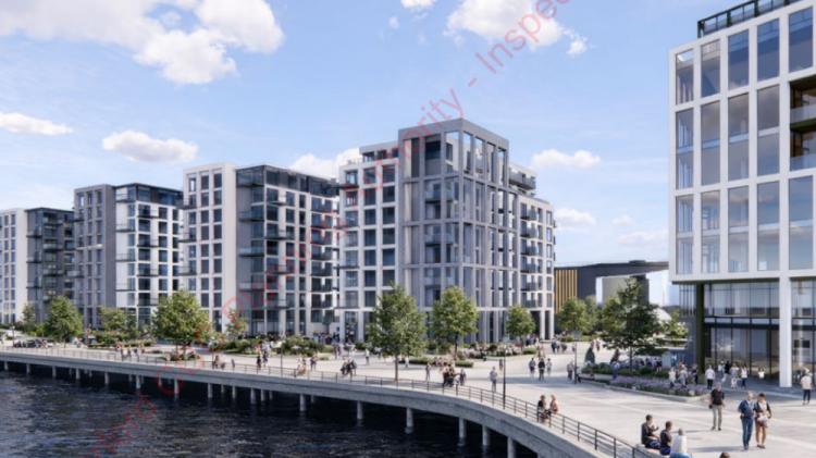 Planning submitted for six block apartment complex consisting of 430 homes in central Waterford area