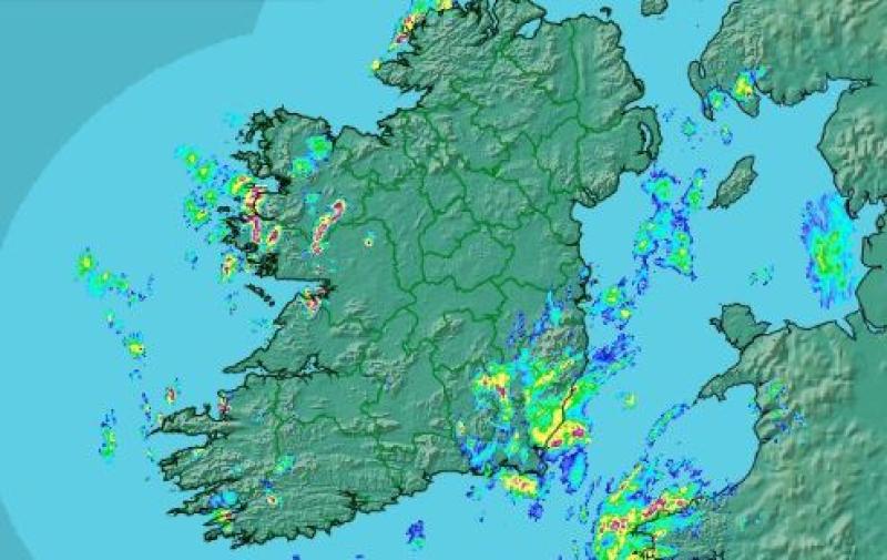 Met &Eacute;ireann weather forecast for today, Tuesday, January 8