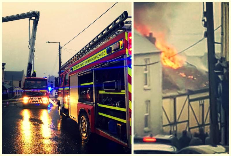 Waterford firefighters hailed as heroes after tackling Tramore fire