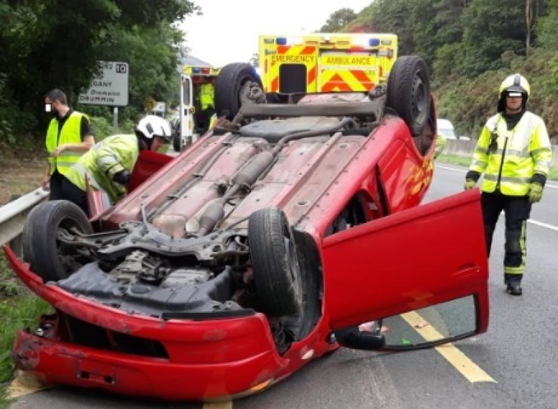 Gardaí attend crash involving mother and her two small children 